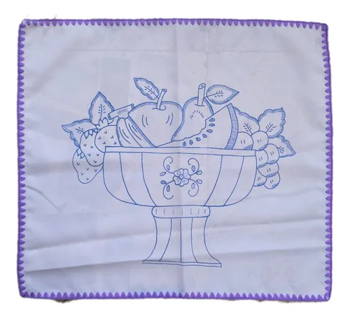 comprar 6 Servilletas Para Bordar 45x50 Cm, Orilla Tejida A Máquina