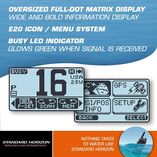 Estandar Horizon Gx1400gw Blanco 25w Vhfgps Eclipse Series