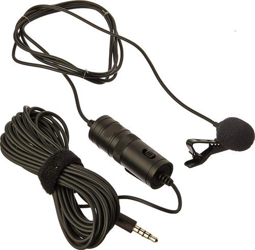 Microfono Condensador Lavalier Omnidireccional Cable Audio