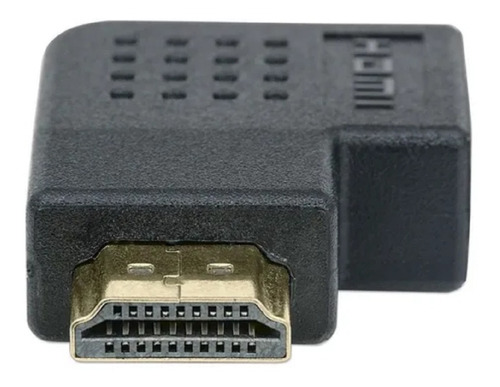 1 Pieza Conector Empate Hdmi Macho-hembra Codo Derecho