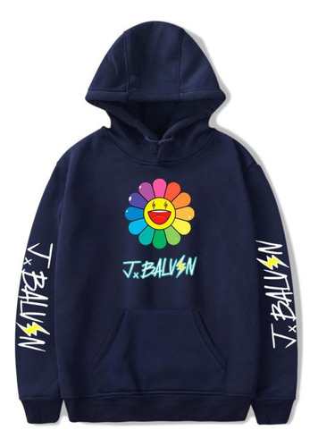 Moletom Com Capuz Flower J Balvin, Moda Feminina