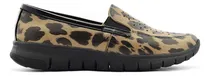 Comprar Mocasines Mujer Dinobutelli Cuero Calado Confort Animalprint