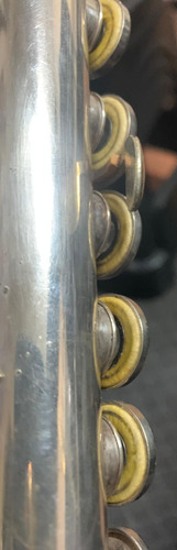 Flauta Traversa Gemeinhardt M3 Llaves Abiertas Baño De Plata Plata (Usado)