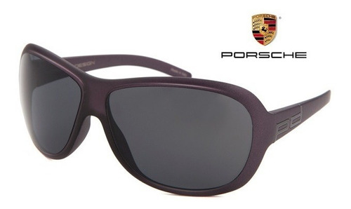 Lentes De Sol Porsche Design P8520 D Purple Gray Blue Italy