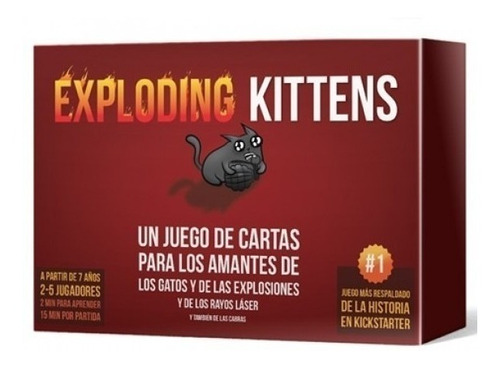 Juego De Mesa Cartas Exploding Kittens Español 