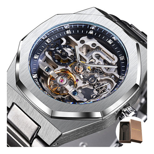 Reloj Mecánico Automático Luminoso For Hombre Forsining .