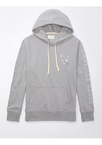 Hoodie Super Suave Con Gráfico Dif. Colores American Eagle