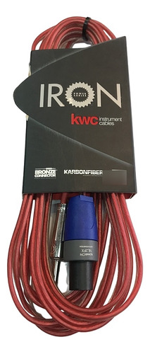 Cable Para Caja Speakon-plug Kwc Iron 401 De 6 Metros