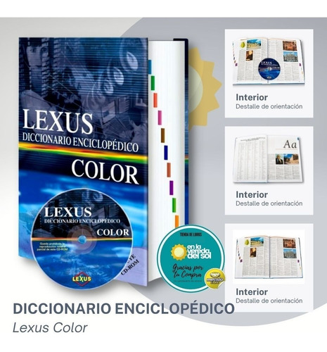 Libro Familiar Diccionario Enciclopédico Color Lexus 