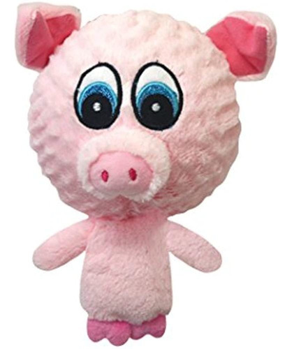 Multipet 43236-1 Knobby Noggins Pig Dog Toy