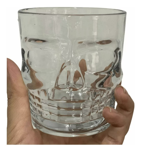 Vaso Calavera Whisky 300 Ml X 6 Unidades