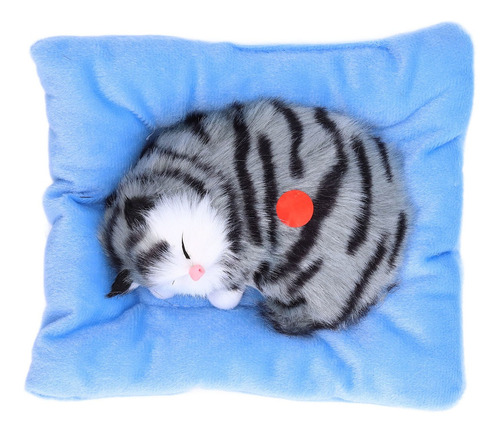 Simulación De Muñeco De Gatito Dormido Con Forma De Gato De