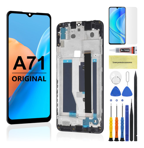 Pantalla Para Zte Blade A71 Con Marco Original A7030