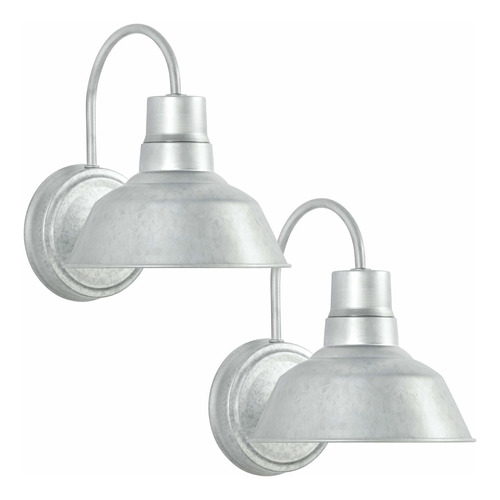 Lampara Pared Led Cuello Cisne Galvanizada Industrial Ul