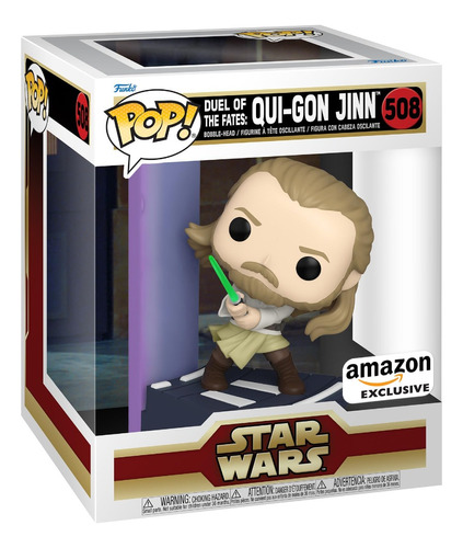 Funko Pop Star Wars Duel Of The Fates Qui Gon Jinn #508