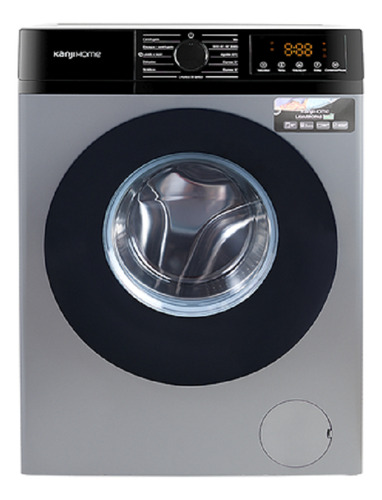 Lavarropas Automático Kanji Wmcfsl8k 8kg 1200rpm Inverter Gr Color Gris
