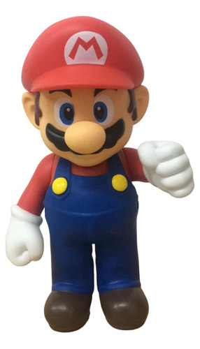 Figura Mario Super Mario Bross Grande 22cm Colección 