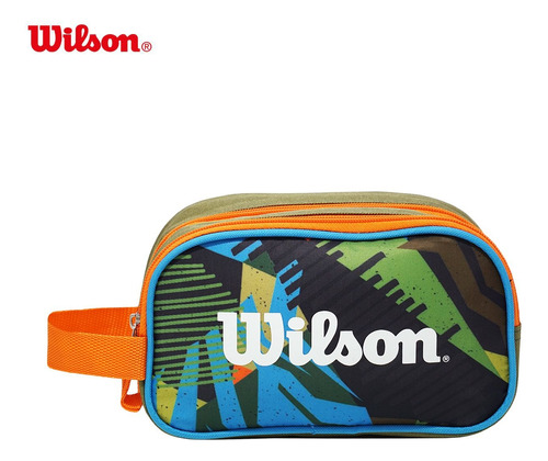 Cartuchera Estuche Wilson 65.05005 C/ Doble Cierre Y Manija