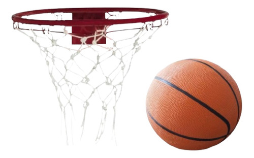 Aro Basquet N7 + Pelota Basquet