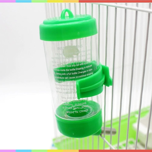Bebedero Botella 125ml Plastico Hamster / Conejo / Cuyi
