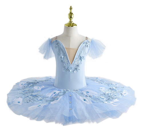 Leotardos De Ballet Para Niñas,faldas De Ballet Azul Para