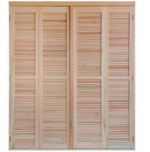 Porta De Madeira Balcão Pantográfica 213x140cm Com Wt