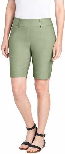 Bermuda Stretch Para Dama Short , Marca Hilary Radley 