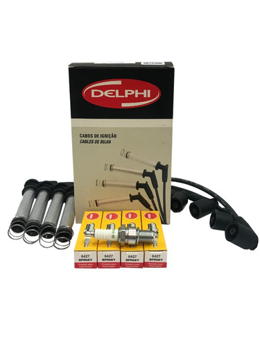 Kit Cables Delphi Y Bujias Ngk Fiat Idea 1.8 8v