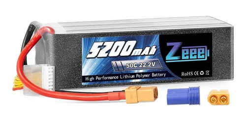 Bateria Zeee 22,2 V 50 C 5200 Mah 6s 