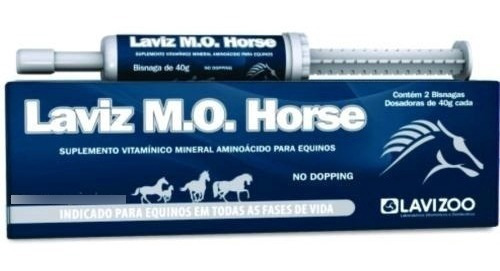Laviz Mo Horse Suplemento Vitaminico Aminoaçido 2x40gr
