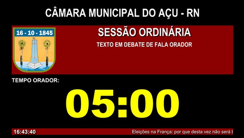 Pacote Utc - Câmara De Vereadores Para Vmix