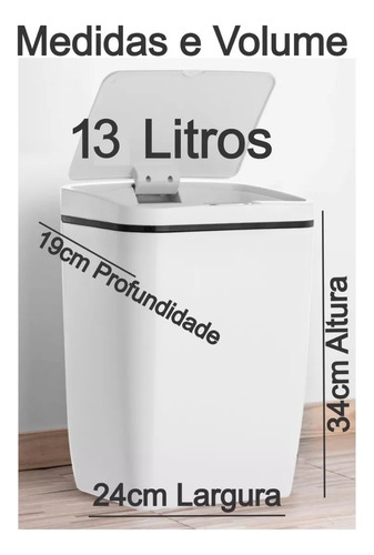 Apertura Automática De Papelera Sin Sensor De Mano Usb