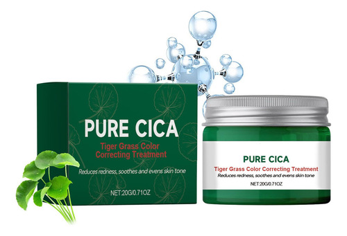 Hd Crema Facial Reparadora Roja G Centella Asiatica,