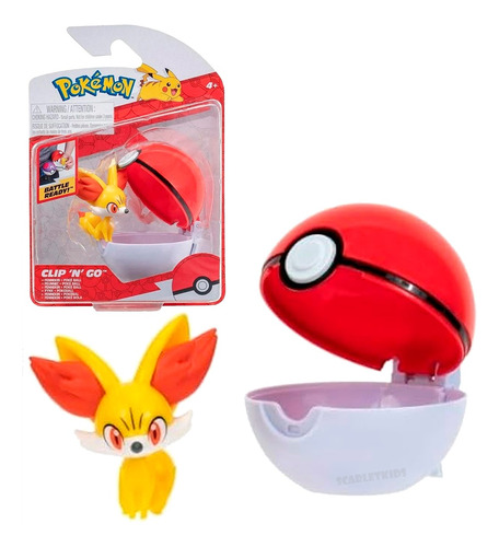 Pokemon Pokebola + Figura Original Poke Ball Clip N Go Sk