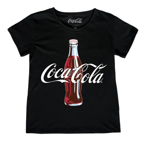 Playera Mujer Coca cola M scara De L tex Cuotas sin inter s