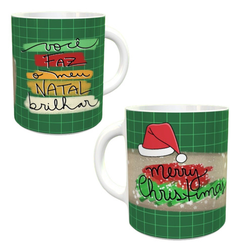 Caneca Personalizada Presente De Natal Amigo Secreto Cor ARTE15