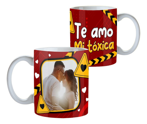 Tazas San Valentin Personalizables Con Fotos Diseño Toxica/o