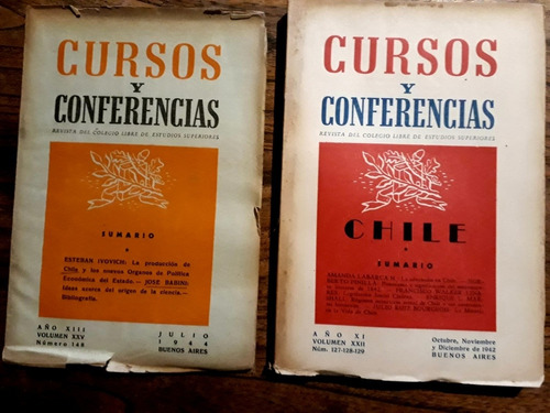 2 Revistas Cursos Y Conferencias Sobre Chile Economía Educac