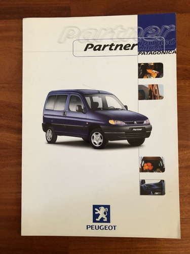 Folleto De Agencia Original Peugeot Partner Patagonica 1 Zwt