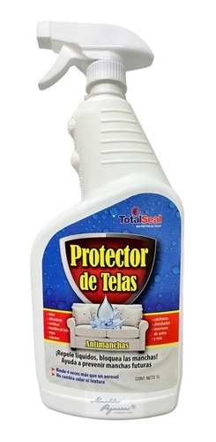 Protector Telas Teflon Autos Muebles 1 Litro Y Atomizador