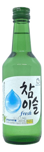 Paquete De 8 Soju Coreano Sabor Fresh, Jinro, 360 Ml