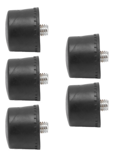 Martillos Negros Con Cabeza De Goma De Repuesto De 30 Mm, 5