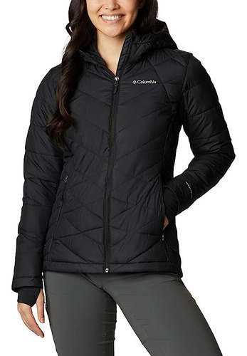 Campera Columbia Heavenly Termica Omni Heat Capucha Mujer