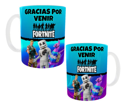 Taza Plástico Souvenir X15 Fortnite