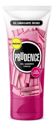 Gel Lubricante Íntimo Prudence Chicle 100 Gramos