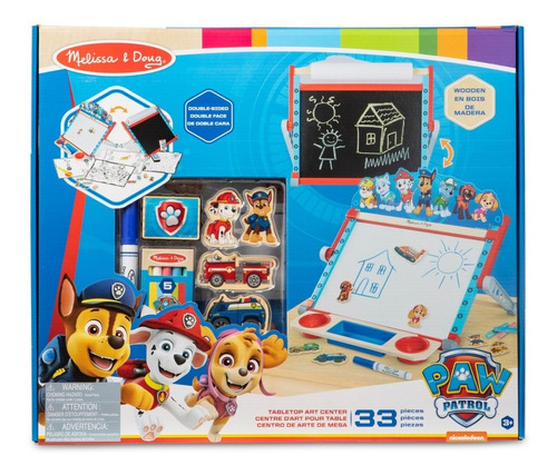 Pizarra Doble Para Mesa Paw Patrol Melissa & Doug