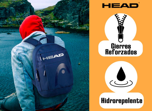 Mochila Head Original Notebook Urbana Deportiva Reforzada