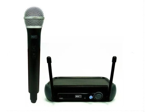Microfone Mxt Uhf202/r201m Uhf 1 Frequência, S/fio, Mão,