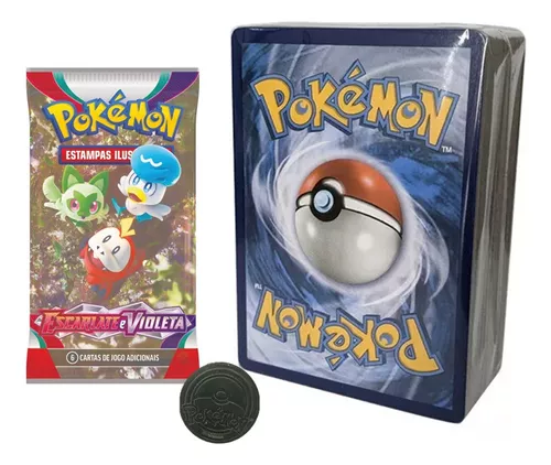 Kit Pokémon Lendário Koraidon Miraidon Com Lote 50 Cartinhas