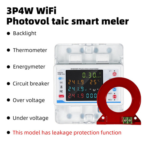 Disyuntor Inteligente Tuya Wifi Con Cierre Automático Pr